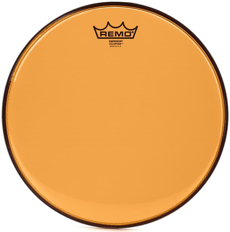 Remo Emperor Colortone Orange Drumhead - 12 inch image 1