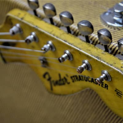 American Fender Stratocaster Custom 2012 Faded Tangerine Sparkle image 11