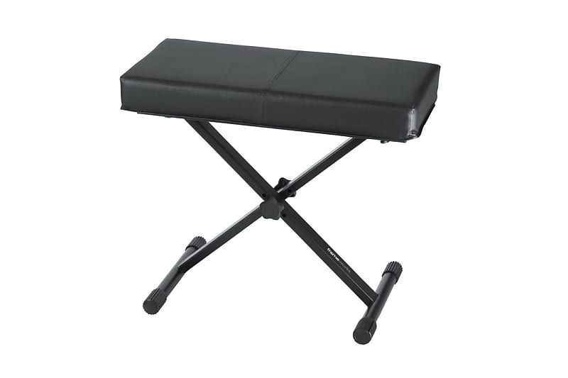 GATOR Frameworks Standard Keyboard Bench w/ DLX Seat - Black image 1