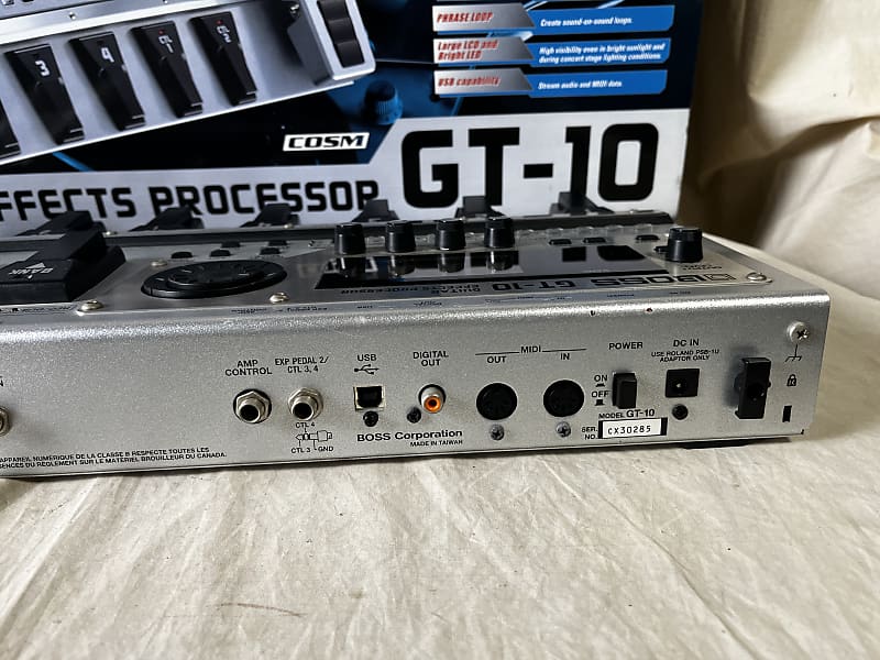Boss GT-10 Guitar Effects Processor w/ box, power supply