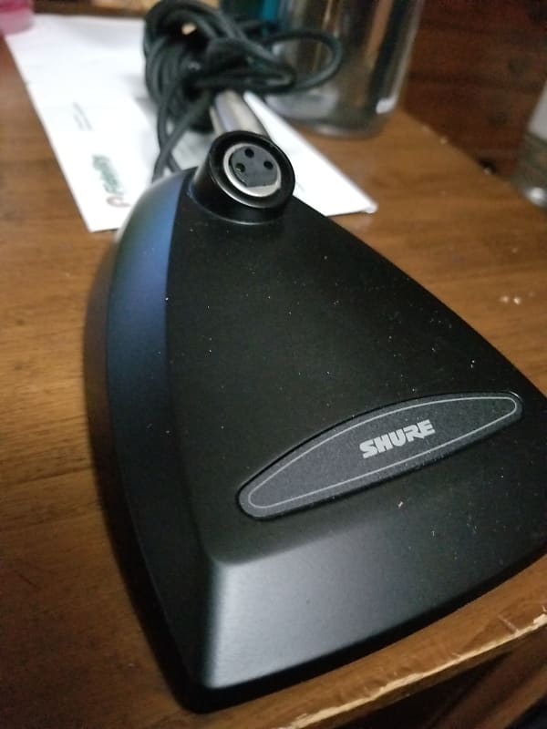 Shure Microflex A412B Microphone Base Black Reverb