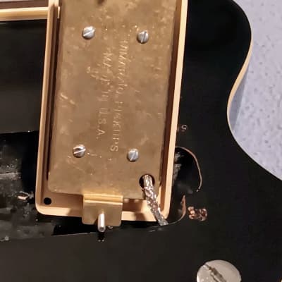 Erlewine Chiquita travel guitar 1980 - Black image 11