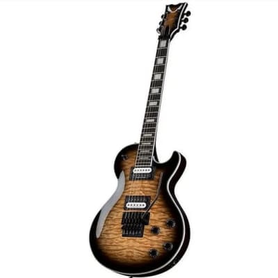 Dean Dean Thoroughbred Select Floyd Quilted Maple,Natural Black Burst, B-Stock image 12