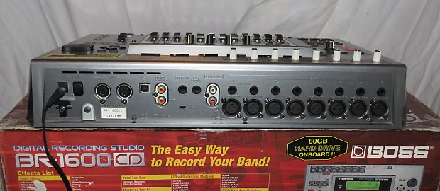 Boss BR-1600CD (1600 CD) Digital Recorder - Ver 2, 80GB, in Boss BR-1600CD (1600 CD) Digital Recorder - Ver 2, 80GB, in