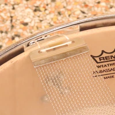 ZIM-GAR 5.5x14" Snare Drum Red Sparkle Vintage 1970's MIJ image 13
