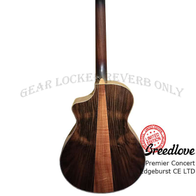 Breedlove Premier Concert Edgeburst CE LTD Red Cedar & Brazilian rosewood Limited Edition guitar image 4