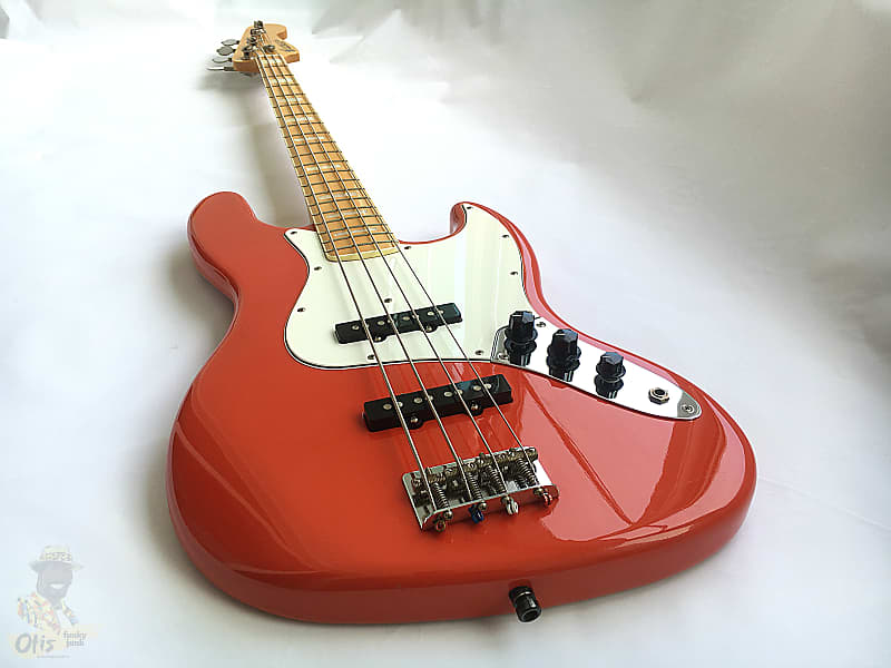 1993 ESP Edwards Jazz Bass E-JB-90 Fiesta Red