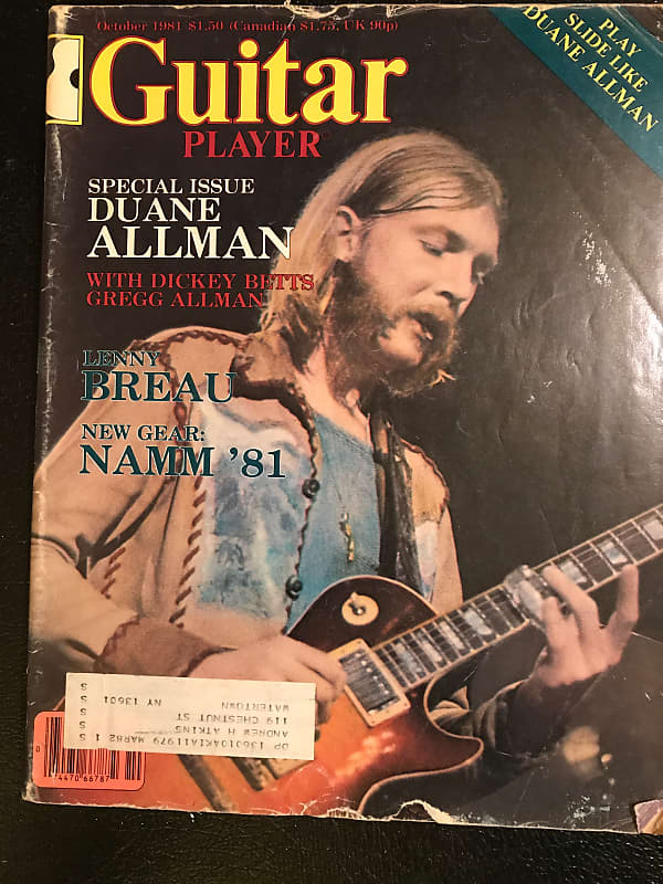 Guitar Player Magazine October  1981 Volume 15 Number 10 image 1