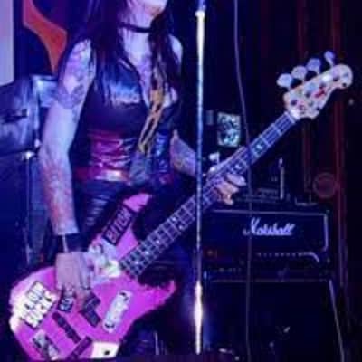 Bianca Halstead of Betty Blowtorch & Butt Trumpet - Fender Precision Bass | electric bass guitar image 16