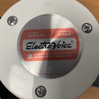 Electro-Voice T25A + HD8 PAIR HORN VINTAGE ORIGINAL image 6