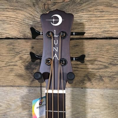 Luna LAB 30 TRIBAL Short Scale Acoustic Bass image 5