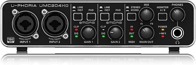 Behringer U-Phoria UMC204HD USB Audio Interface | Reverb Canada