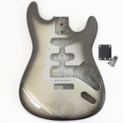 Silverburst Stratocaster Body w/ Micro-Tilt Neck Adjustable Neck Angle