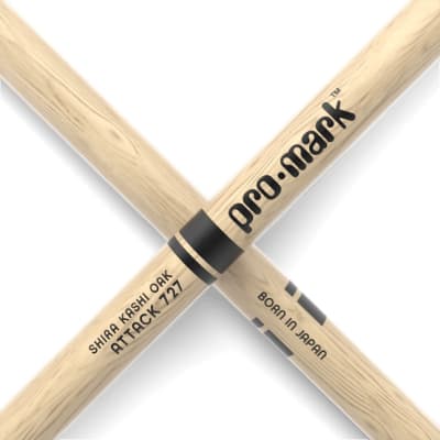 Promark Shira Kashi Oak 727 Wood Tip drumstick, Single pair image 2