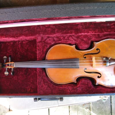 French Violin 4/4 mid 1800s amber image 7