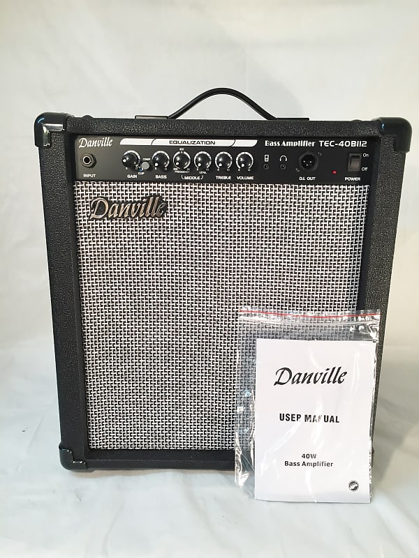Danville 40 Watt Bass Amp-12" Speaker-Built-In Compressor-Model TEC-40B112 image 1