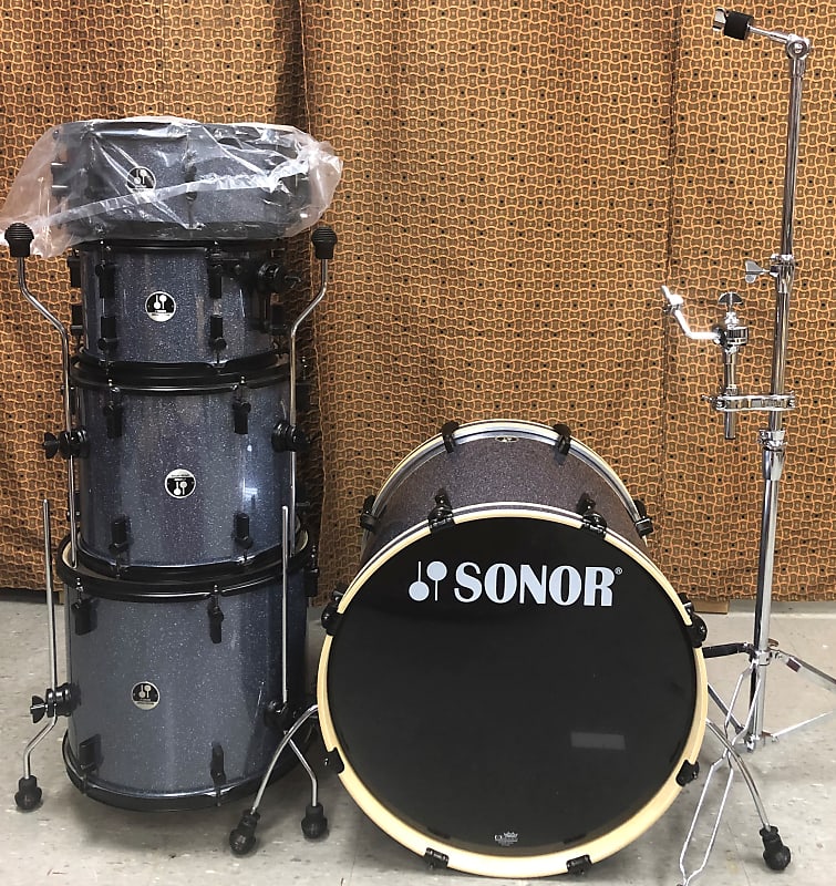 大幅値下げ!SONOR SPECIAL EDITIONタム一式ブラックスパークル Sonor Force SSE Rock 22 Shell Pack - Black Galaxy Sparkle