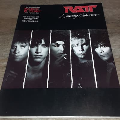 RATT - DANCING UNDERCOVER - GUITAR TAB BOOK - TABLATURE