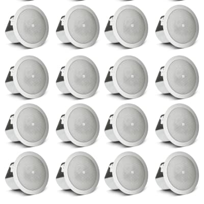 (20) JBL 3 inch Ceiling Speakers+6-Zone Bluetooth Amplifier For Hotel/Office/Diner for sale