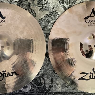 Zildjian 14” A Custom Hi-Hat Pair image 1