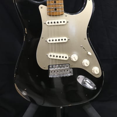 Fender Custom Shop Stratocaster Limited Edition Roasted Fretboard Relic 2017 Aged Black image 3