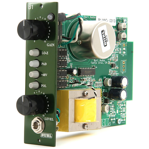 Burl B1 500 Series Mic Preamp Module with Nickel Output Transformer image 2