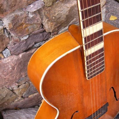 Vintage Archtop Jazz guitar J.B.Herclík ca. 1940 image 4
