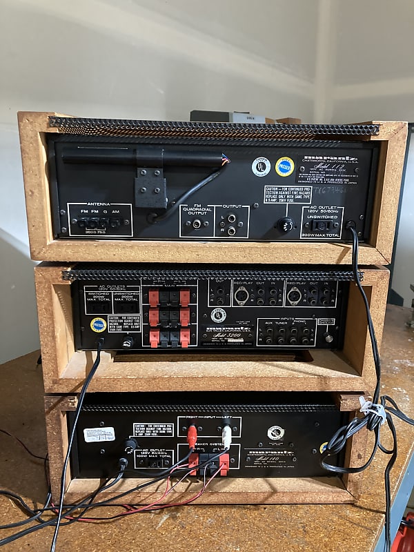 Marantz 140 Amp, 3200 Pre-Amp, 112 Tuner