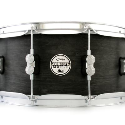 PDP 6.5x14 Concept Maple Black Wax Snare Drum image 1