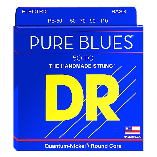 DR PB-50 Pure Blues Bass Strings - Heavy (50-110) image 1