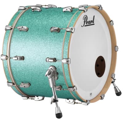 Pearl Music City Custom 20"x18" Reference Series Bass Drum w/o BB3 Mount GOLD SATIN MOIRE RF2018BX/C723 image 17