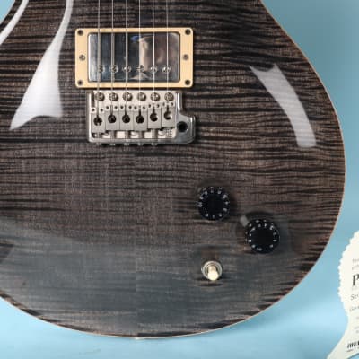 2001 PRS Santana III 10 Top Electric Guitar with Hard Case Charcoal Burst image 14