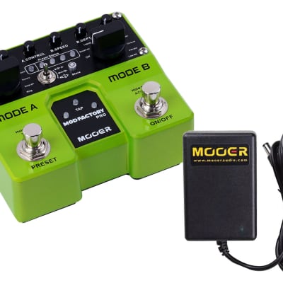 Mooer Mod Factory Pro Modulation Guitar Effect Pedal 16 Modulations 4 Presets + Mooer Power Adapter for sale