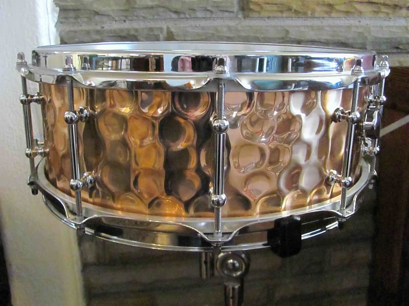 WorldMax/DFD Hammered Bronze Snare Drum 14x5