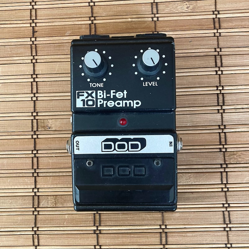 DOD FX10プリアンプ 1984 DOD FX10 Bi-FET Preamp Vintage Effects Pedal w/ Box
