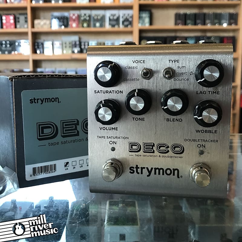 Strymon Deco V2 Tape Saturation & Doubletracker Pedal - Used, with Box & PSU