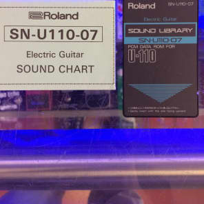 Roland SN-U110-07 Electric Guitar Sound Library Data Card image 3