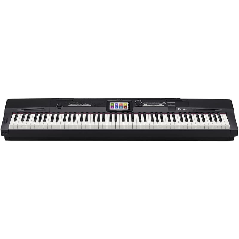 Casio Privia PX-360 88-Key Digital Piano w/ Built-In Speakers, 5.3" Touchscreen image 1