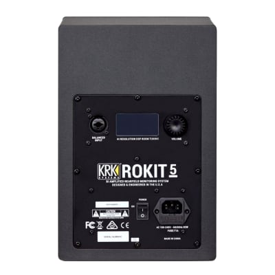 KRK Rokit RP5G4 4th Gen 5" Powered Active Studio Monitor Speaker Pair XLR Cables image 4