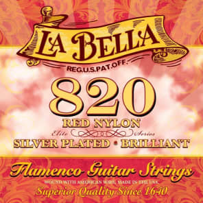 La Bella 840 Folk Singer Ball End Nylon Strings (28-44)