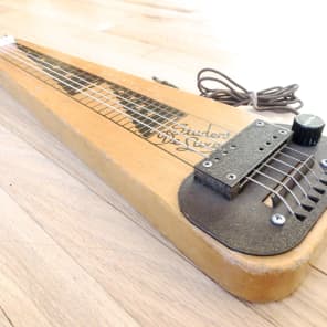 1951 Supro Student DeLuxe Vintage Lap Steel by Valco w/ Case image 3