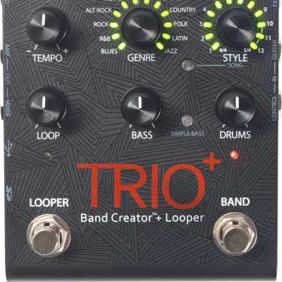 Digitech Trio+ Plus Band Creator Looper Guitar Pedal image 1
