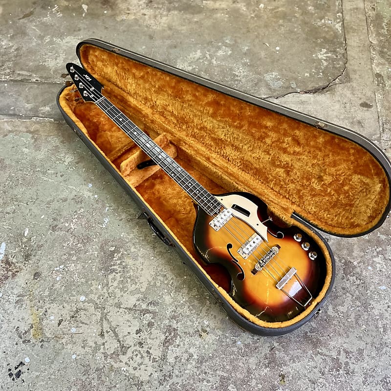 Vox V-250 Violin Bass 1960’s - Sunburst original vintage Italy viola image 1