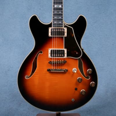 Ibanez AS2000 BS Prestige Electric Guitar w/Case - Brown Sunburst - F2307609-Brown Sunburst for sale