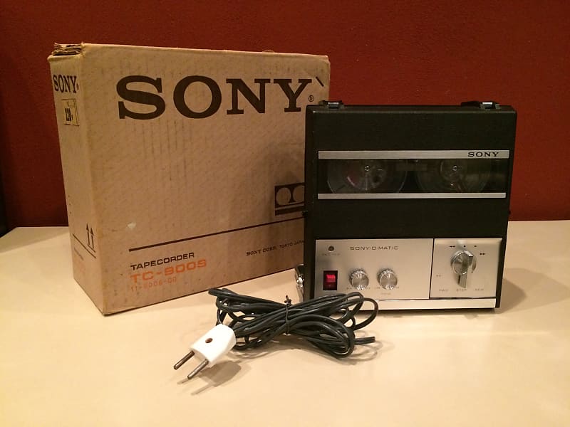 Vintage Sony TC-900 Mini Reel to Reel Tape Recorder