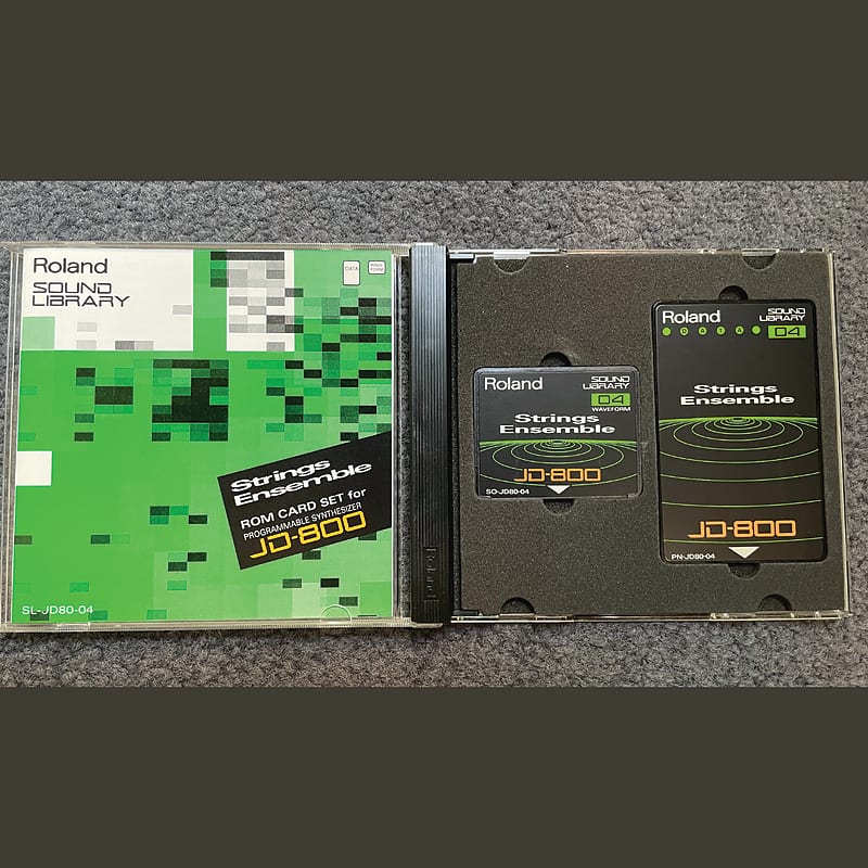 鍵盤楽器 Roland SL-JD80-04 Strings EnsembleJD-800 Roland SL-JD80-04 Strings Ensemble Data Card | Reverb Canada