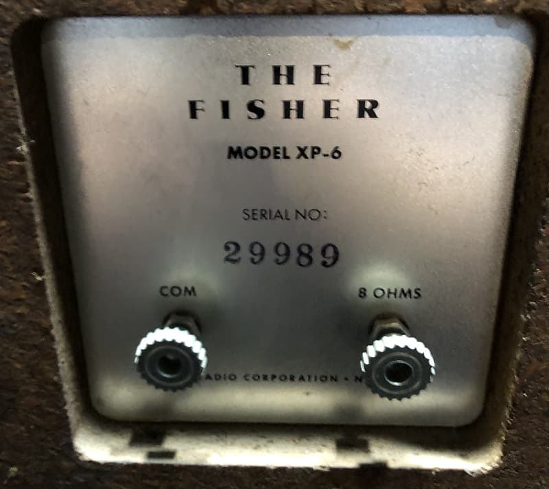 The Fisher Heritage Series XP-6 Vintage Bookshelf Speakers
