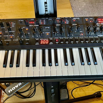 Sequential OB-6 49-Key 6-Voice Polyphonic Synthesizer 2018 - Present - Black with Wood Sides