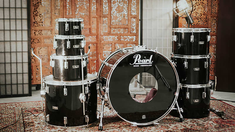 Pearl Wood-Fiberglass monster vintage kit - | Reverb