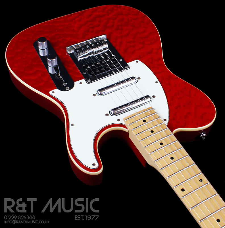 Samick Greg Bennett Formula FA-2 Telecaster Electric Guitar in Metallic Red